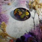 Resin Made Scarf Pin - Emerald Reverie