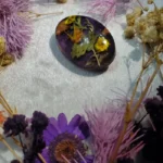 Resin Made Scarf Pin - Emerald Reverie 002