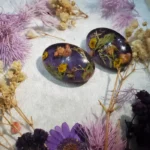 Resin Made Scarf Pin - Emerald Reverie 007