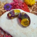 Resin Made Scarf Pin - Verdant Echoes 005