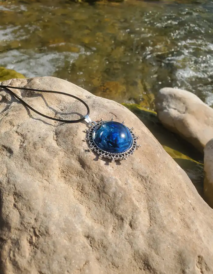 Resin Pendant - Galaxy Bound