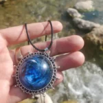 Resin Pendant - Galaxy Bound 007