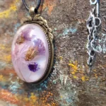 Resin Pendant - The Garden of Stillness 003