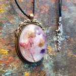 Resin Pendant - The Garden of Stillness 005