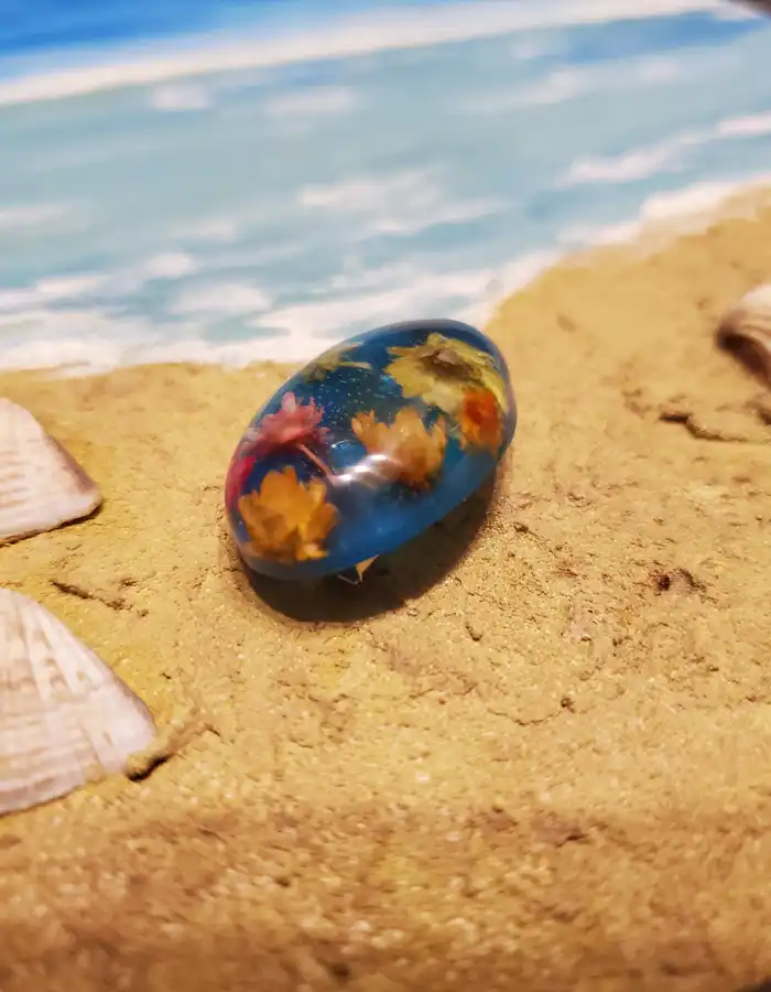 Resin Scarf Pin - Botanica Lucida